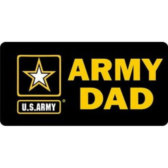 Army Dad Photo License Plate