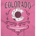 thumbnail image 2 of Colorado State Flag Cute Floral CO Women's Plus Size Graphic Tee Brisco Brands 4X, 2 of 3
