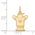 thumbnail image 2 of 14k Yellow Gold Kid Charm, 2 of 4