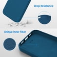 thumbnail image 6 of JETech Silicone Case Compatible with iPhone 13 Pro 6.1-Inch, Silky-Soft Touch Full-Body Protective Phone Case, Shockproof Cover with Microfiber Lining (Teal), 6 of 7