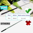 thumbnail image 2 of 61inch Snake Hook Reptile Catcher Stick Pole,Snake Handling Tool Kit for Rattlesnakes Python Copperhead Removal Catching,1 x snake grabber,Photo Color, 2 of 6