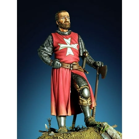 Order Metal - Pegaso Models 54mm St John Order Knight Second Half XIII c. White Metal #54-116
