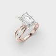 thumbnail image 2 of 4 Ct Wonderful IGI Certified Radiant Cut Lab Grown Diamond Engagement Ring 14K Rose Gold (E/VVS2) | Luxurious Solitaire Diamond Ring for Women | Size 9.5 by Diamond-Capitals, 2 of 8