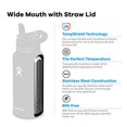 thumbnail image 4 of Hydro Flask 32 oz Wide Mouth Straw Lid White, 4 of 5