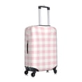 thumbnail image 3 of Uemuo Pink Checkboard Printed Washable Luggage Cover - Fashion Suitcase Protector Fits 18-32 Inch Luggage -Small, 3 of 9