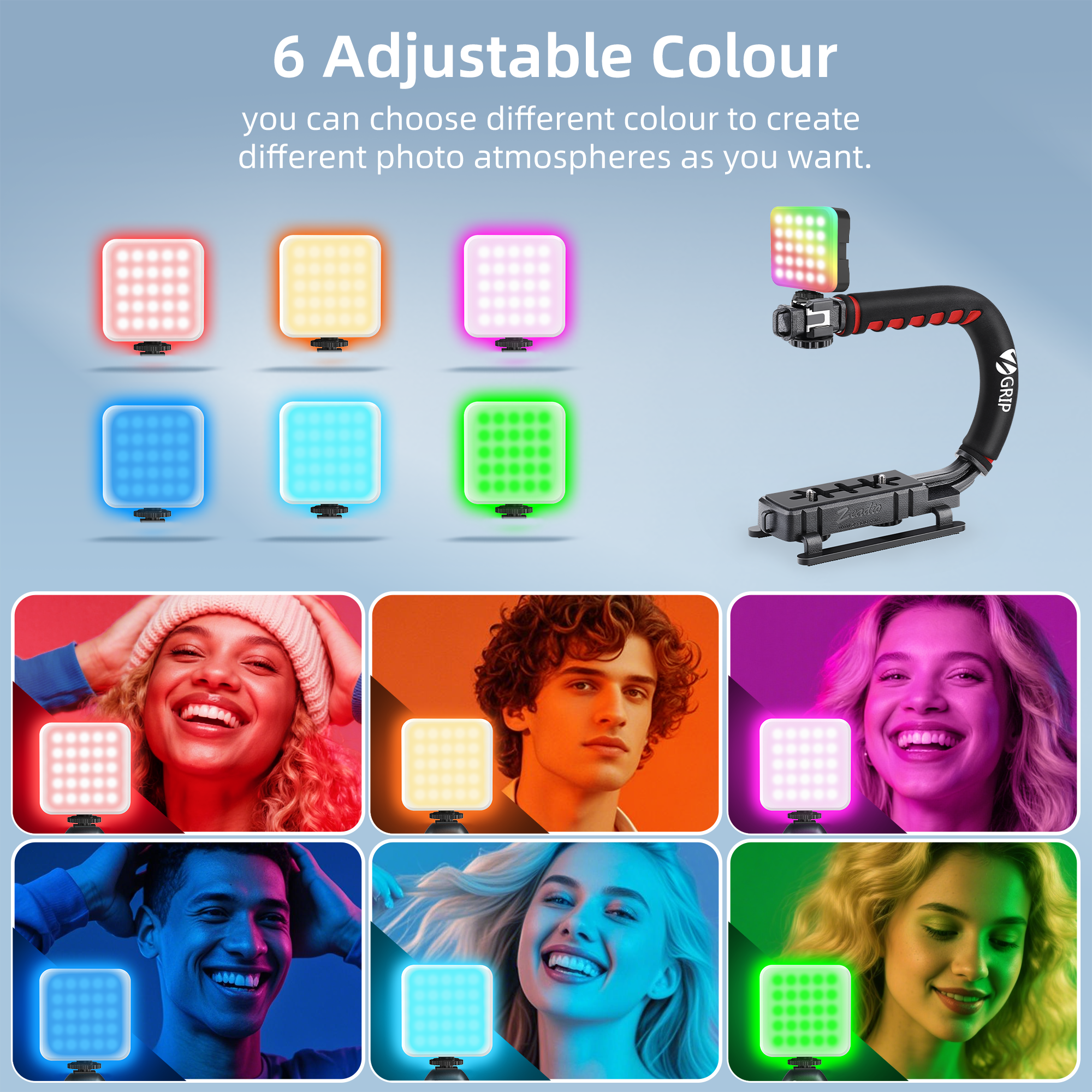 Gimbal Stabilizer For Camera Zeadio Smartphone Camera Stabilizer - Handheld Video Rig For Phones & Cameras Zeadio Smartphone Camera Grip Handle Rig - View #4