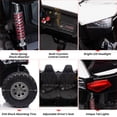 thumbnail image 3 of 24V 2 Seaters Ride On UTV with Remote Control, Battery Powered Extra Large Ride Car Toy for 2 Kids, 2 Seats+One More Foldable Seat, 15.4" Eva Wheels Off-Road with Music, Light for 3-8 Years, 3 of 6