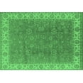 thumbnail image 1 of Ahgly Company Indoor Rectangle Oriental Emerald Green Traditional Area Rugs, 5' x 7', 1 of 4