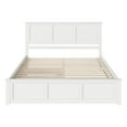 thumbnail image 4 of AFI Madison King Wood Platform Bed with Matching Footboard and Twin XL Trundle, White, 4 of 10