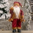 thumbnail image 1 of 12" Inch Standing Santa Claus Christmas Figurine Figure Decoration, 1 of 1