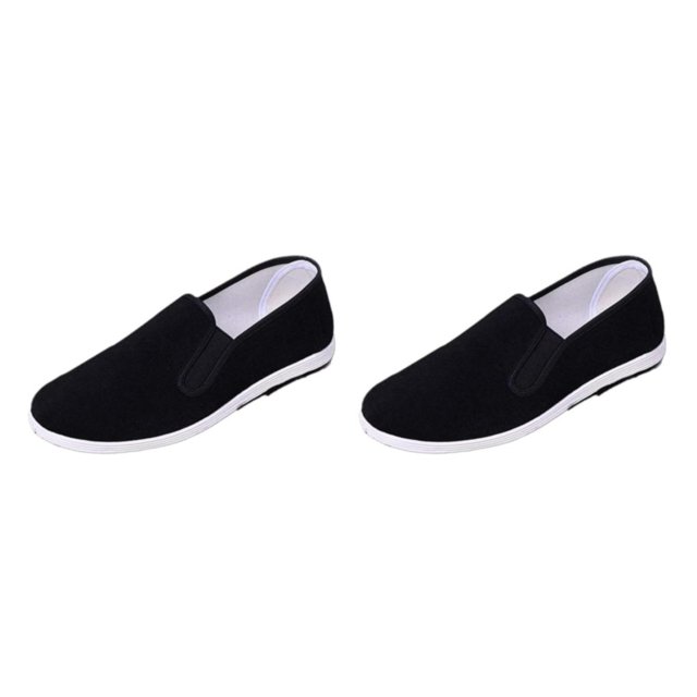 Soidarity Chinese Traditional Kung Fu Martial Arts Shoes Tai 40 Slipper Negro 40 tamaño 2Conjunto