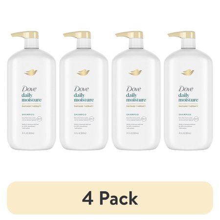 (4 pack) Dove Ultra Care Moisturizing Daily Shampoo for Dry Hair with Bio-Restore Complex, 31 fl oz