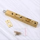 thumbnail image 3 of Cerradura deslizante de seguridad para puerta oculta de acero inoxidable de 6 pulgadas dorado, 3 of 8