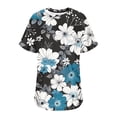 thumbnail image 3 of Aloohaidyvio Plus Size Shirts for Women,Women's Boho Graphic Tops Summer Short Sleeve T-Shirt Casual Round Neck Tunic Blouse Loose Soft Basic Tee, 3 of 5