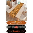 thumbnail image 2 of asddcavvf Hallowen Tablecloth Runner & Placemat Set Linen Blend Fringed Edges Festive Décor, 2 of 3