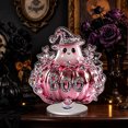 thumbnail image 4 of Halloween Acrylic Desktop Ornament, Gothic Cute Ghost Pumpkin Rotating Stand Tabletop Standee Tiered Tray Decor for Holiday Desk Party Shelf Farmhouse, 4 of 7