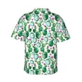 thumbnail image 3 of Daiia Cactus Plants Hawaiian Shirt for Men Gentle Cotton Regular Short Sleeve Casual-3X-Large, 3 of 9