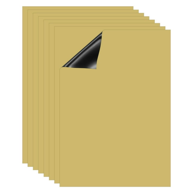 Tableau Effaçable à Sec, Tableau Calendrier de Réfrigérateur A4 8 Pack Aimants Tableau Blanc, Or