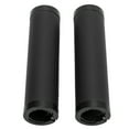 thumbnail image 3 of Cinta para manillar de cuero de fibra suave con tapones para bicicletas de montaña y plegables - Puños de bicicleta antideslizantes y a prueba de golpes de color negro, 3 of 8