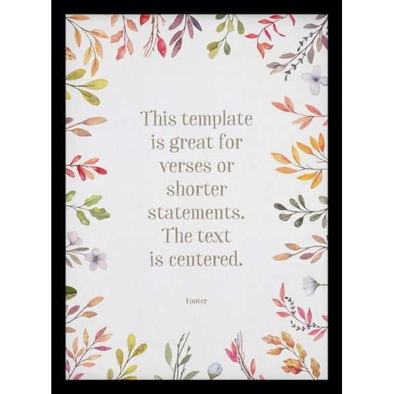 Custom Quote Print Style G | Personalized Sign or Print, Custom Poster, Any Text, Any Verse, Any Poem