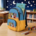 thumbnail image 3 of DISNIMO Cute Cartoon Cat Print School Backpack, Large Capacity Bookbag with Multi Compartments & Side Pockets for Primary & Middle School Students Daily Use, 3 of 7