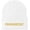 White, variant on Paramedic Embroidered Beanie Hat | 100% Acrylic Winter Knit Cap for Emergency Medical Services First Responders (Black/Gold)