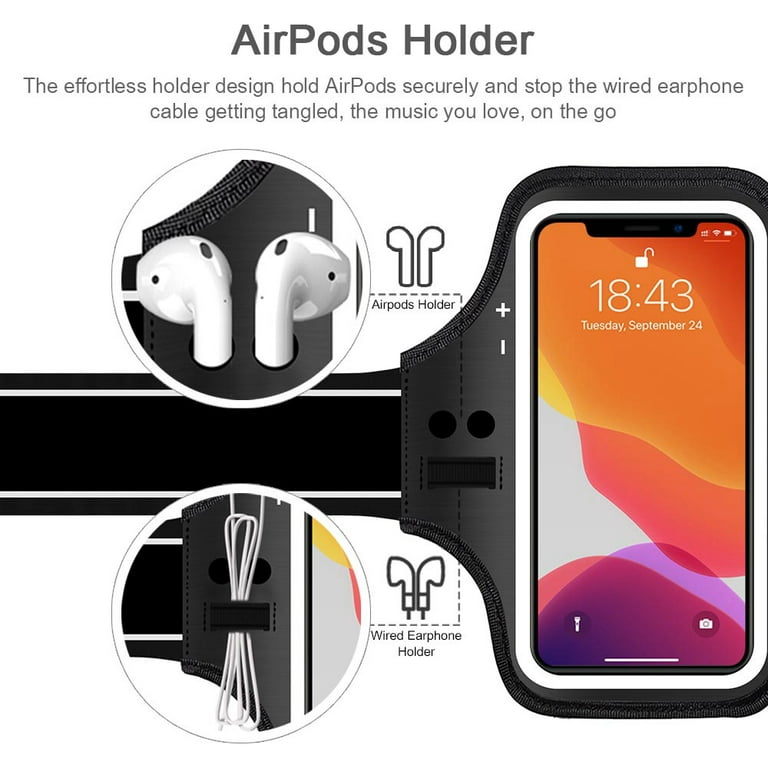 iPhone 16 15 Pro Max Plus Armband, JEMACHE Gym Sport Workout