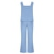 thumbnail image 4 of Mujer Pantalones Casual sin Mangas Cuello Redondo Blusa con Cintura Elástica Suelta Bolsillos Pantalones Conjunto de Dos Piezas, 4 of 9