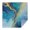 Blue Gold Wave, variant on Blue Gold Marble Pattern Square Tablecloth,Waterproof Square Table Cover,Wipeable Spillproof Washable Table Cover for Home Kitchen Party Decor 42"X42"(107x107cm)