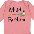 thumbnail image 4 of Inktastic Middle Brother- arrow Boys Long Sleeve Baby Bodysuit, 4 of 5