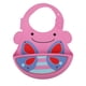 thumbnail image 1 of Silicone Cartoon Pattern Baby Bib Infant Waterproof Adjustable Portable Eating BibRose Red, 1 of 4