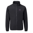 thumbnail image 2 of Men's Cutter & Buck  Black Holy Cross Crusaders Big & Tall Charter Eco Knit Recycled Full-Zip Jacket, 2 of 3