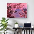 thumbnail image 4 of Cuadros Decorativos 5D Kit Rhinestone DIY Flor de melocotón Vista Full Round Drill Diamond Painting Craft Likrtyny embutido en tela, 4 of 9
