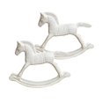 thumbnail image 3 of 2 estatuas de caballo mecedor, adornos, regalo de cumpleaños, figuras decorativas artísticas para dormitorio, escritorio, mesa, centro de mesa,, 3 of 9