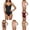 Black, variant on Seamless Full Shapewear with Built In Bra Control Lace Bodysuit for Foundation Garment Sharper Mint