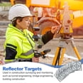 thumbnail image 4 of Uxcell Survey Reflector Sheets, Self-Adhesive Reflective Target Sheets White 20x20mm, 4 of 7