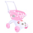 thumbnail image 1 of Minkissy Kids Shopping Cart Pink Mini Plastic Trolley for Kid Use Durable Safe Play促进Creative Expression远离Screen Time, 1 of 6