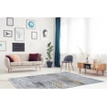 thumbnail image 2 of Linon Home Decor Elixir Area Rug Collection, Gray and Turquoise, 8' x 10'6", 2 of 5