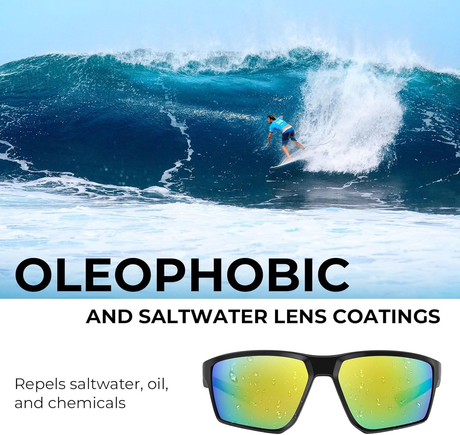 KastKing Polarized Sport Sunglasses, UV Protection Osage