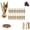 20pcs, variant on No Drill Dry Wall Anchors, Self Drilling Drywall Anchors with Screws Kit, Upgraded No Drill Wall Anchors for Drywall, Zinc-Plated Metal Anchors for Shelves, Curtains, Wall Decor