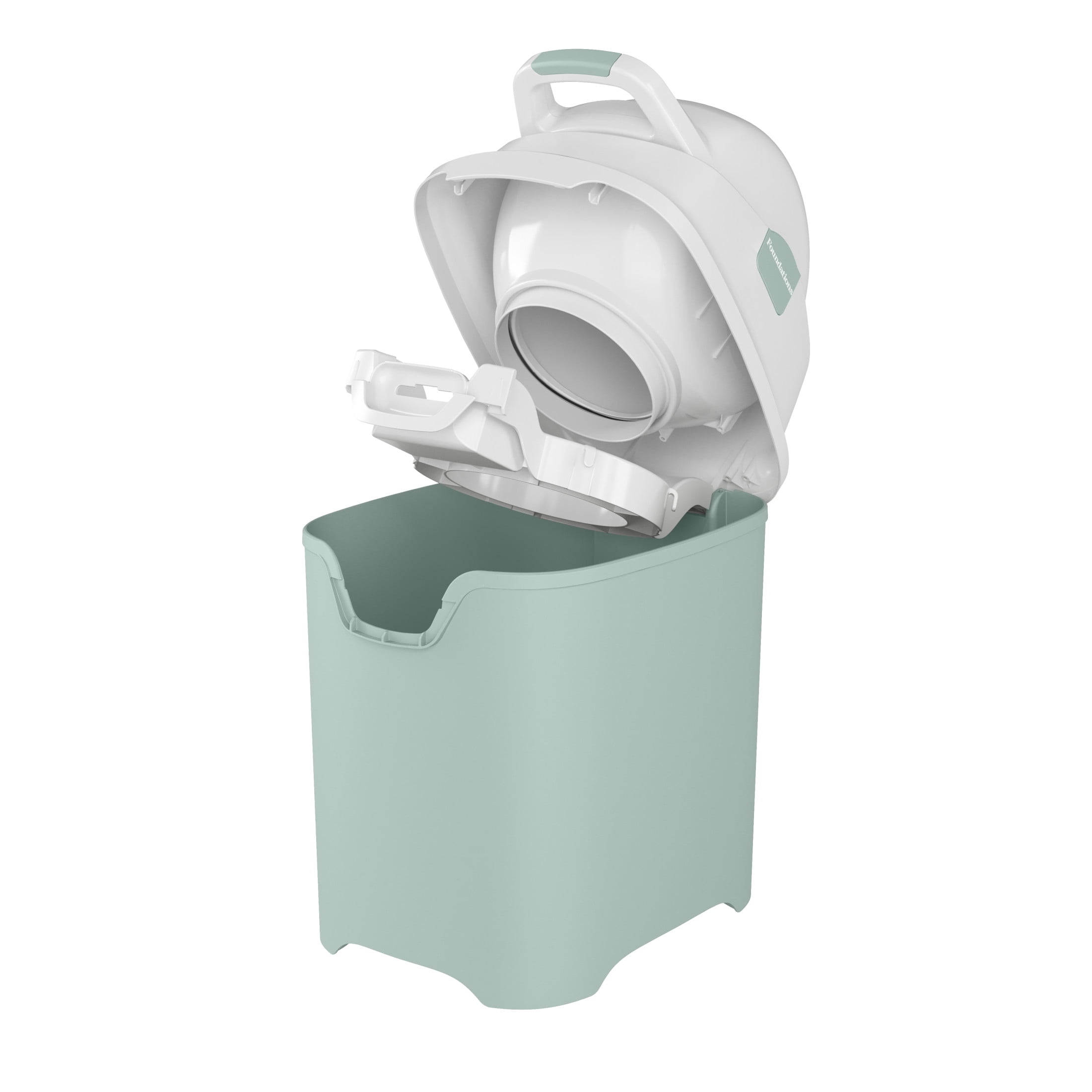 Foundations Mini Diaper Pail (Green)