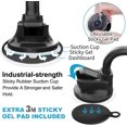 thumbnail image 4 of Car Phone Holder Mount with 6 Strong Magnets, Windshield Phone Magnetic Holder, Suction Cup Phone Holder for Car, Dashboard Magnet Holder, Fit Most Smartphones/Mini Tablets Large and Heavy Devices, 4 of 8
