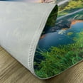 thumbnail image 5 of Ambesonne Nature Place Mats Set of 4, Austrian Alps Mountain, Standard Size, Green Blue, 5 of 6