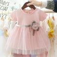 thumbnail image 4 of Maxcozy Toddler Baby Girl Kids Tulle Tutu Dress Birthday Prom Pageant Dress Outfits, 4 of 9
