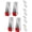 Red*4, variant on Vertical Track Roller Wheel, 110LBS Vertical Track Roller Anti-Wobble Door Guide System, Heavy Duty Load-Bearing Guide Roller for Sliding Doors, Barn Doors, Cabinets, Gates, Furniture (Black*1)