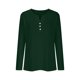 thumbnail image 5 of Sudadera con capucha de lino,Blusa de verano con cuello en V para mujer, túnica informal con botones, manga larga de poliéster, tejido ligero y transpirable, ideal para uso diario, sopatenor, 5 of 8