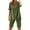 B-Green-a, variant on Linen Shorts Sets Women Summer 2 Piece Outfits Casual Cotton Linen Button V-Neck Short Sleeve Shirts Tops and Elastic Waist Short Pants Matching Sets