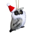 thumbnail image 1 of Sentmoon Simulation Hibou Cadeaux de Noël Décoration de Sapin de Noël Objets Suspendus Décorations de Noël Offres du Vendredi Noir 2024 Offres du Vendredi Noir 2024, 1 of 7