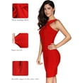 thumbnail image 5 of Halter Bandage Dresses for Women Mini Cocktail Dress Wedding Guest Dresses, 5 of 5