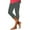 Grey, variant on frariair Contemporary Cropped Leggings With Floral Cutouts High Waisted Yoga Pants For Women Lightweight Comfort Wear Bright Blue